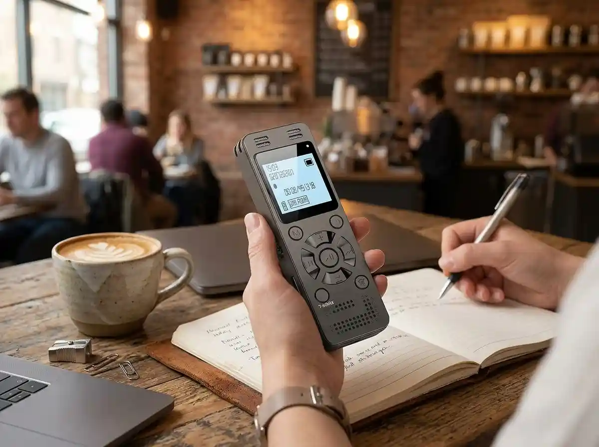 EVIDA V618 connected to laptop showing Mac and Windows compatibility and 4-folder system